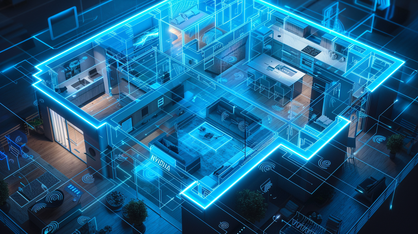 medical technology AI blue